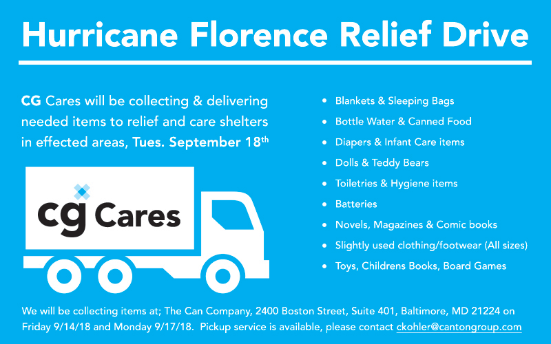 CG Hurricane Relief Drive