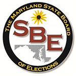 Maryland State Board of Elections logo seal graphic